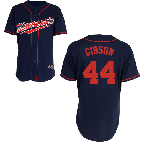 Kyle Gibson #44 mlb Jersey-Minnesota Twins Women's Authentic Alternate Navy Baseball Jersey